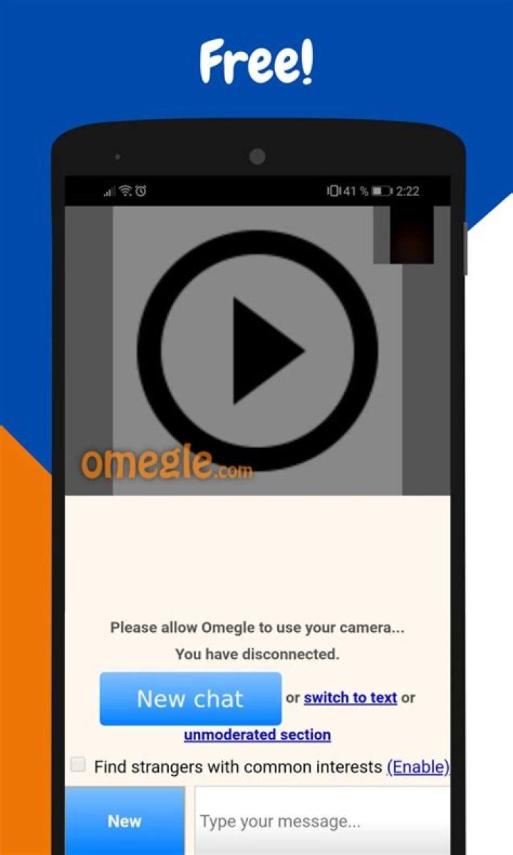 New Omegle voice calling APK للاندرويد تنزيل