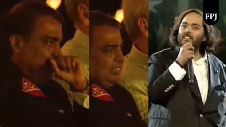 Video Mukesh Ambani Breaks Down After Son Anant Mentions About His